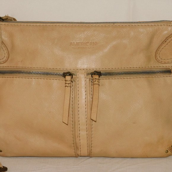 American Leather Co. Kansas Crossbody Bag - 100% Genuine Leather Purse For Women, Marina Blue, Multi-Pocket Sling Bag - View #6